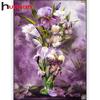 5D DIY Полный квадратный дрель Алмазная картина Цветы мака Мозаика Rhinestone Набор для вышивания Craft
