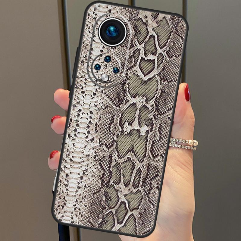 Чехол-кожа змеи кобры питона для Honor X8b X9b 90 70 50 Magic 5 Pro Magic 6 Lite X6 X7 X8 X9 X6a X7a X8a X9a