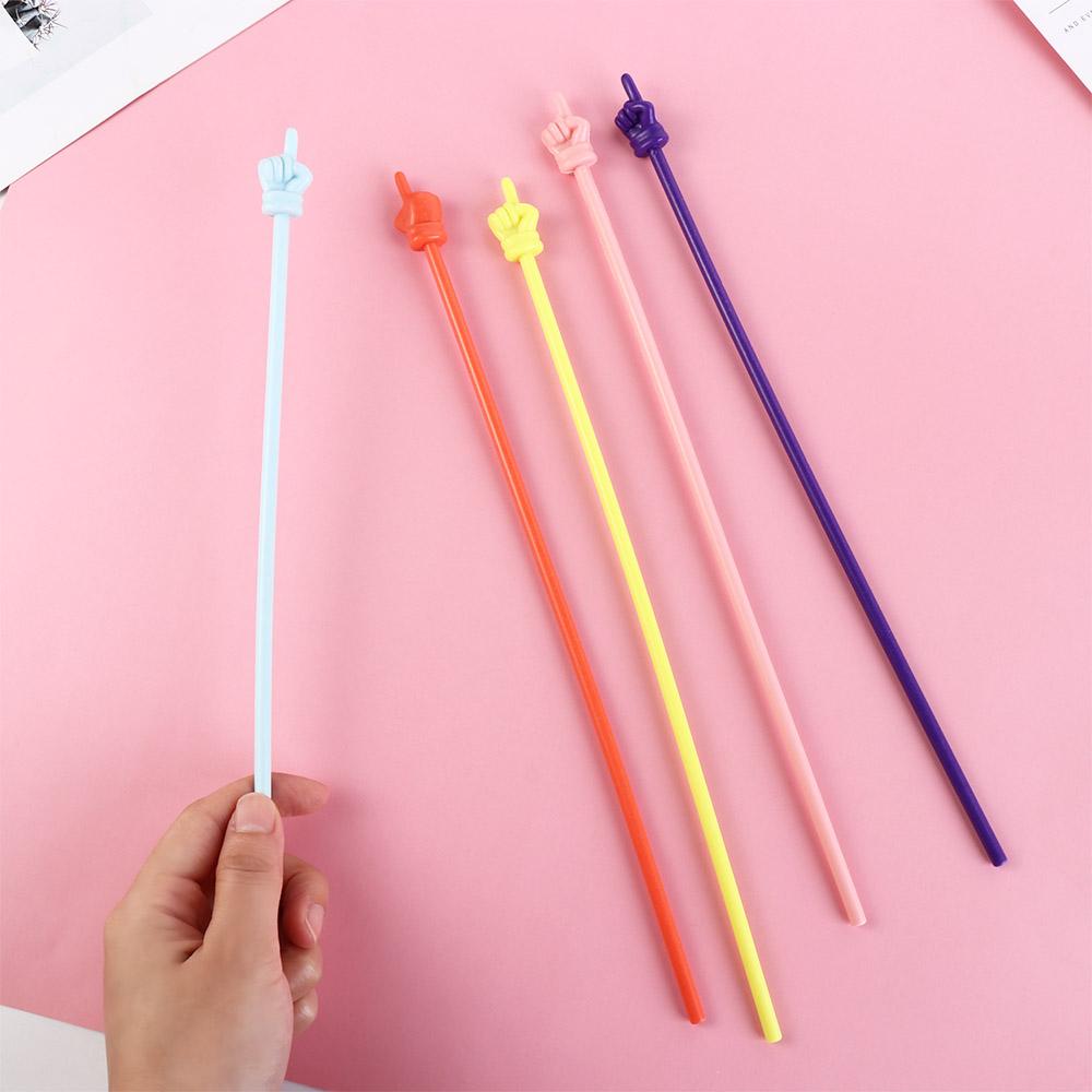 10Pcs/set Smooth Teaching Stick Colorful Hand Pointers Stick Finger Reading Stick White Board