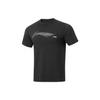 Fitness Series Solid Color Round Neck Pullover Short Sleeve T-Shirt Men Tops Black ATST591-5
