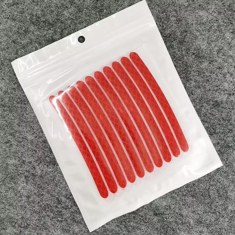 Night reflective strip, wheel hub sticker, reflective sticker, bicycle balance car self-adhesive warning sticker, wheel decoration
