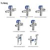304 Stainless Steel Dual-Outlet Angle Valve with Sprayer Set