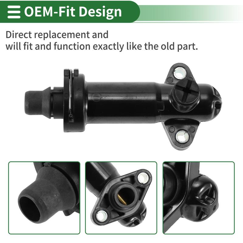 X Autohaux Engine Coolant Thermostat Housing Assembly for BMW E46 E38 E39 E65 E66 320D