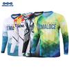KEMALOCE Men Polyester MTB Jersey Green Long Sleeve Summer Anti-Sweat Motocross Jersey Uniform