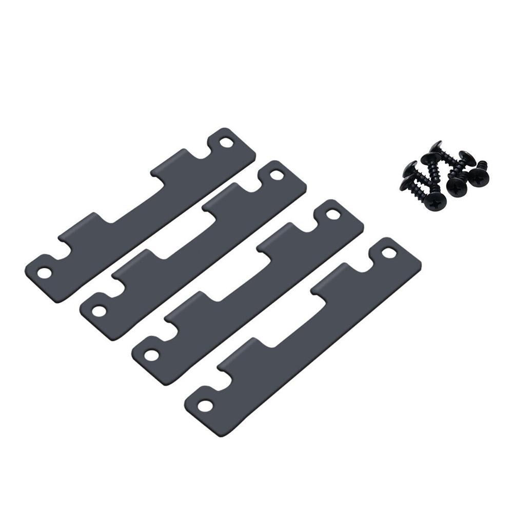 1Set Tailgate Hinge Plates And Screws For Yamaha Rhino 700 Yxr700F 2008-2013