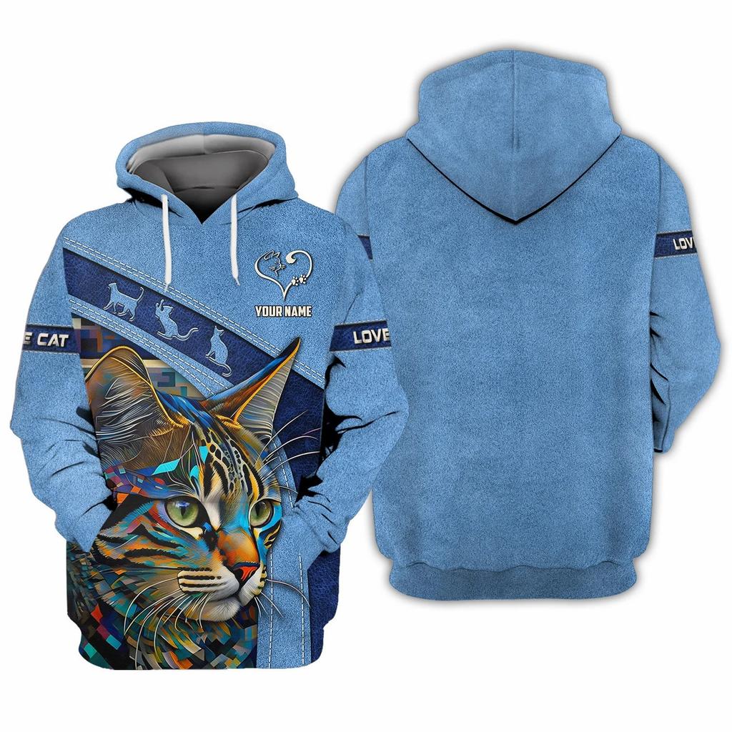 Мужская толстовка с капюшоном унисекс, модный пуловер с капюшоном, толстовка с капюшоном с 3D-принтом для животных, кавайные толстовки с кошками, повседневные топы с 3D-принтом