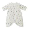 Miki House Hot Biscuits Combi Boys and Baby Undershirt, Girls, Newborn, Clothes, Blue, 50cm, 70-2309-492