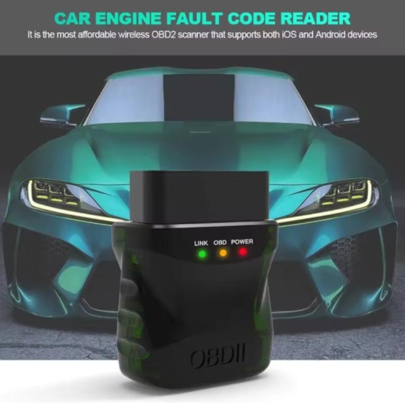 Vehicle information reader, universal Bluetooth connection engine fault rapid diagnosis and testing instrument for automobiles