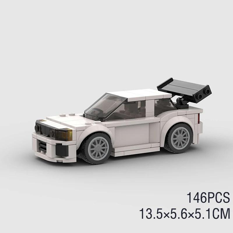 Городской MOC Скорость Ралли Спорт Гоночный Автомобиль Полицейские Машины Классическая Модель Строительные Блоки Супер Гонка Кирпич Технический Рождественский Подарок