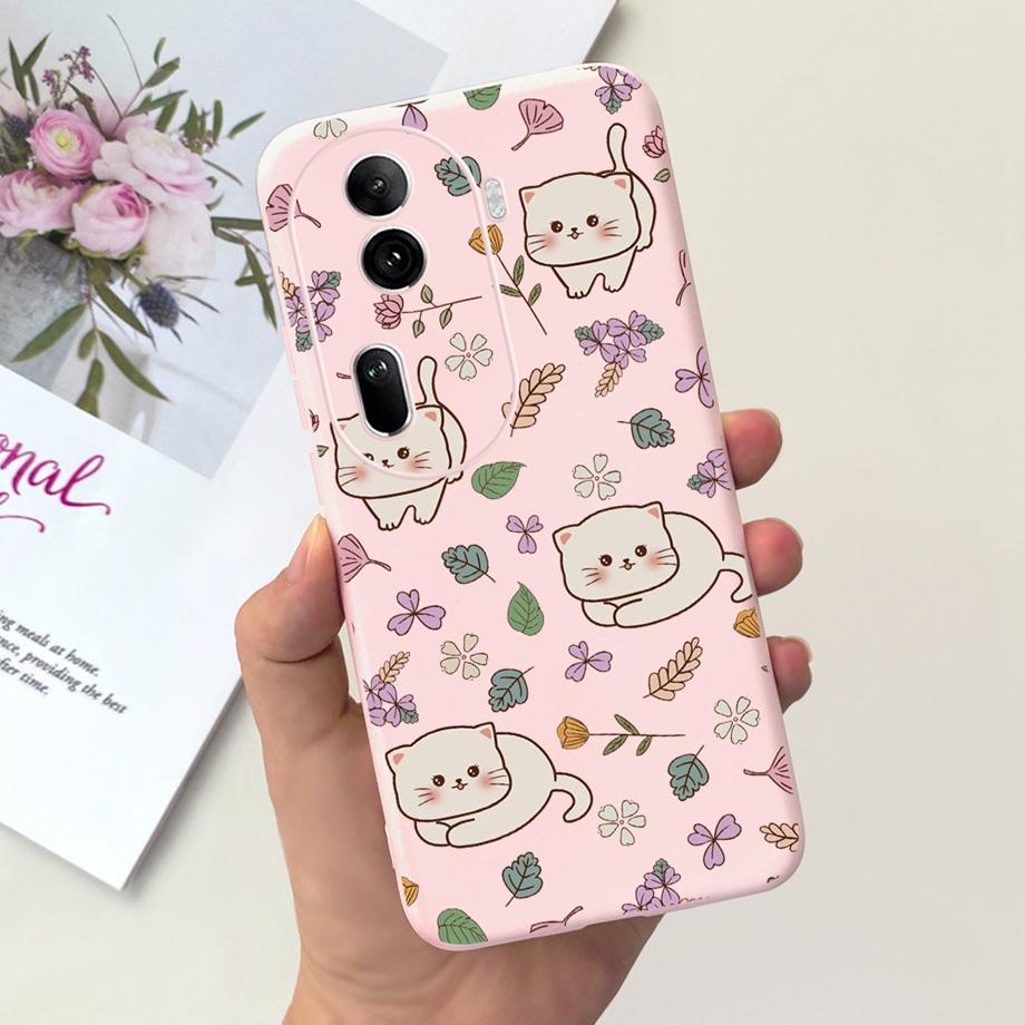 Чехол для телефона Oppo Reno 11 Pro 5G Милые животные Силиконовый Мягкий ТПУ Задняя крышка Для Oppo Reno11 CPH2599 Reno11 F CPH2603 Capa