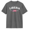 Casual Liberia Est TShirts Unisex Crew Neck Pure Cotton T Shirts Independence Day Short Sleeve Tee Shirt Gift Idea Clothing
