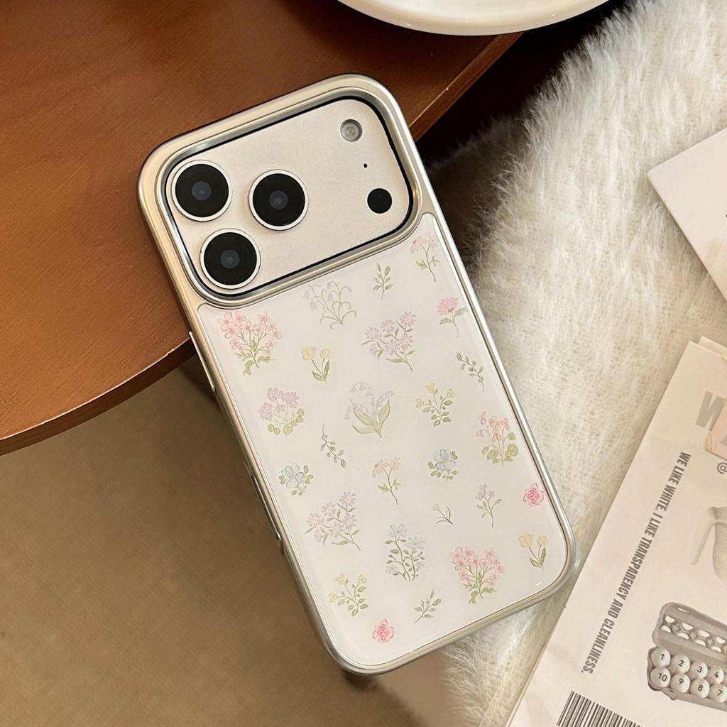 Художественный чехол для телефона с цветами для iPhone 16, iPhone 17 и iPhone 17 Pro Max