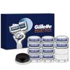 Лезвия для ручной бритвы Gillette Skintech, 10 упаковок + подставка для бритвы, 1 комплект, 1 комплект 136927817