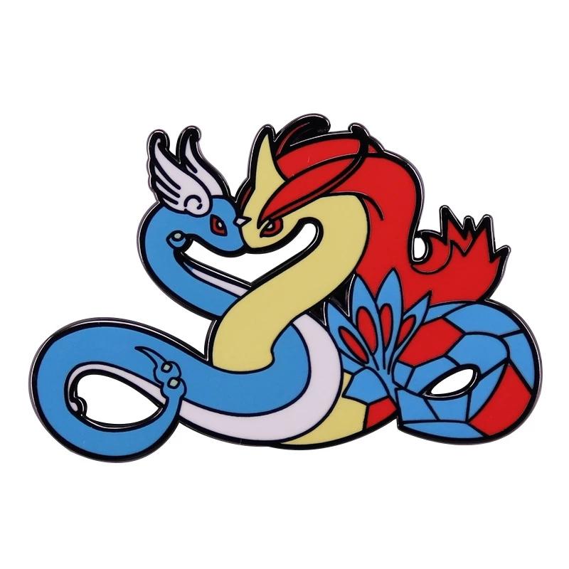 Anime Pokemon Charmander Enamel Pins Collect Kawaii Dinosaur Metal Cartoon Brooch Backpack Hat Bag Collar Lapel Badges 6
