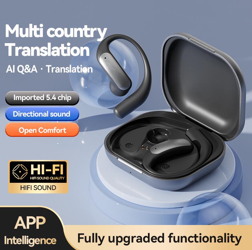 M122 Bluetooth-наушники с заушиной и AI-шумоподавлением - Сверхдолгий срок службы батареи (2025)