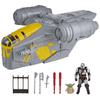 Hasbro ЗВЕЗДНЫЕ ВОЙНЫ Glogoo ActionVerse Корабль Бритвенный Гребень 35см Мандалорец Glogoo Action Унисекс Игрушка для Возраста G2841 Оригинал / Игровой набор, 2-в-1 &