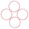 4Pcs Wheel Rim Protector Aluminum Alloy Scratch Resistant Car Rims Protection Decorative Ring for 19 Inch Hub Red