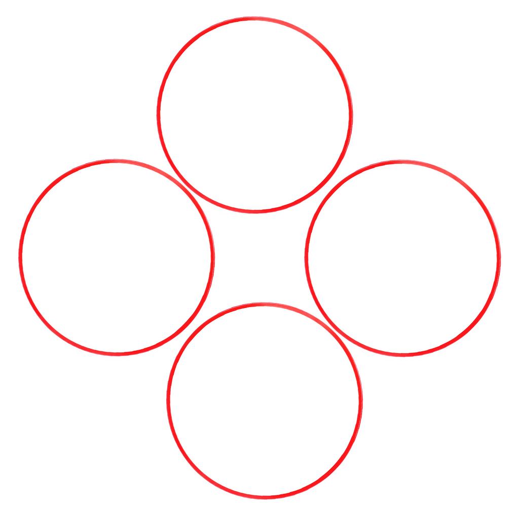 4Pcs Wheel Rim Protector Aluminum Alloy Scratch Resistant Car Rims Protection Decorative Ring for 19 Inch Hub Red