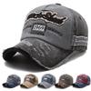 Embroidery Baseball Cap Men Women Outdoor Sunshade Fishing Cap Spring Summer Denim Sunscreen Cap