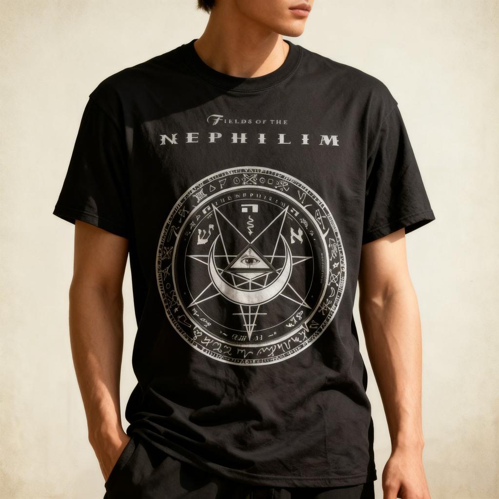 Fields of the Nephilim T-Shirt Sisters of Mercy Bauhaus Killing Joke The Mis