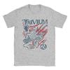 Trivium Кричащий Дракон Футболки Унисекс Хлопок Новинка Футболка Круглый Вырез Футболки С Коротким Рукавом Топы Лето