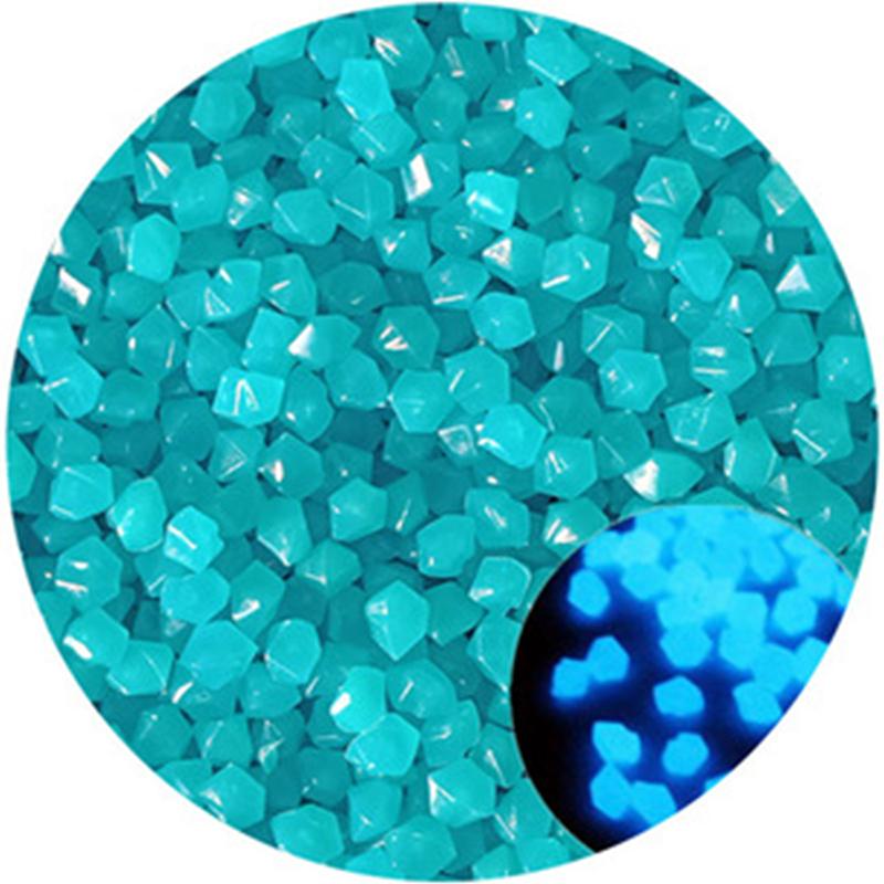50Pcs Outdoor Luminous Stones Glow In Dark Garden Pebbles Fish Tank Decoration