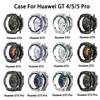 Чехол для Huawei Watch GT 5-5 Pro-GT 4 46 мм, аксессуары для умных часов, Защитная крышка-бампер из твердого ПК, Защитный корпус для HUAWEI watch GT5