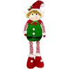 Stretchable Plush Doll Ornament Adjustable Height Telescoping Plush Figure Christmas Decoration for Living Room Bedroom