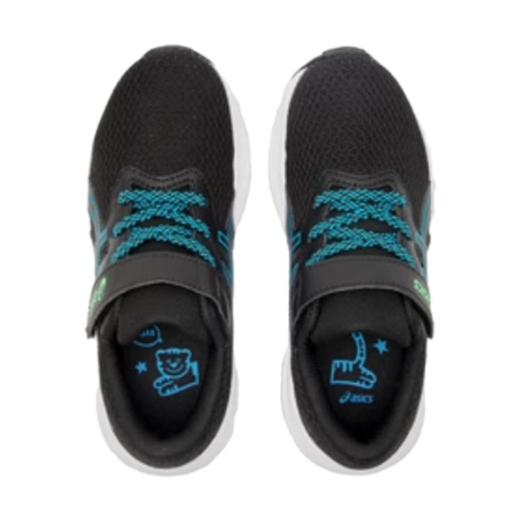 Asics Pre Excite 10 PS Black Digital Aqua Kids Sneakers 1014A297-005