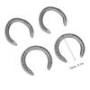 4Pcs Set Durable Horse Riding Equipment Sturdy Horseshoe Kit  Hard Ground Walking