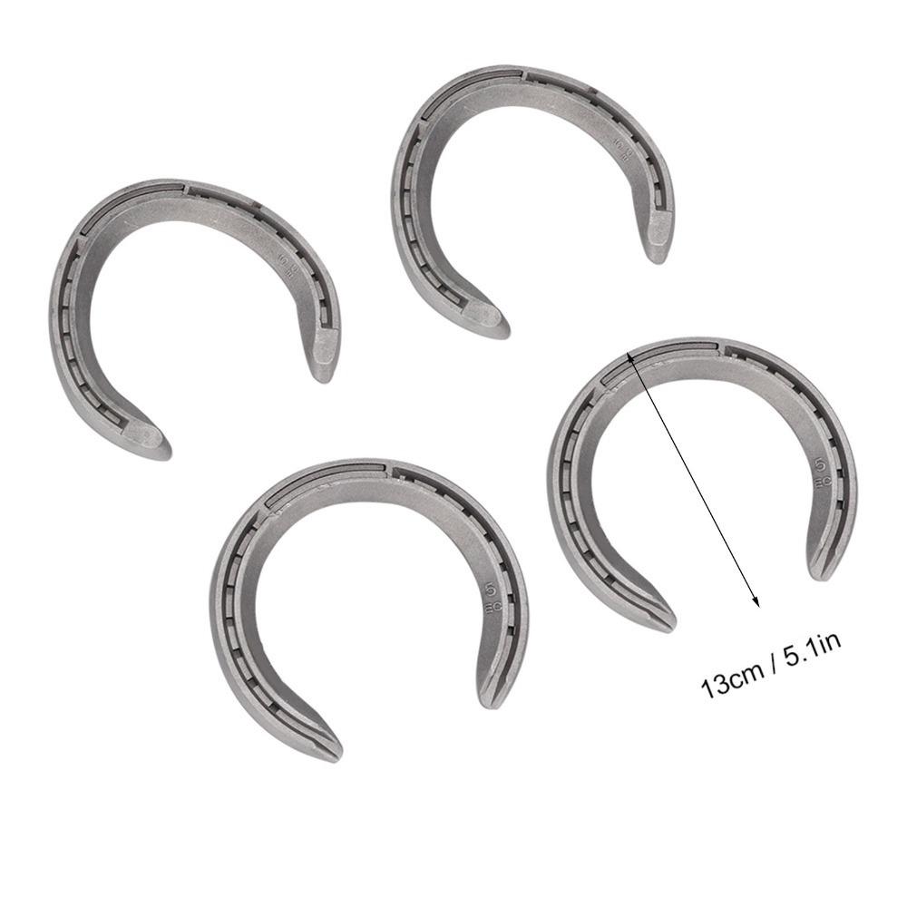 4Pcs Set Durable Horse Riding Equipment Sturdy Horseshoe Kit Hard Ground Walking