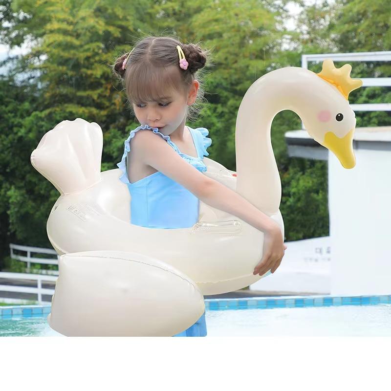 Cygnus Ring 1PCS Summer 3-6 Years Old Outdoor Pool Splash Float Anti-rollover Children's Swimming Ring Water Mount Toy