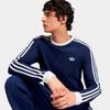 adidas Мужская футболка Originals с длинным рукавом и 3 полосками