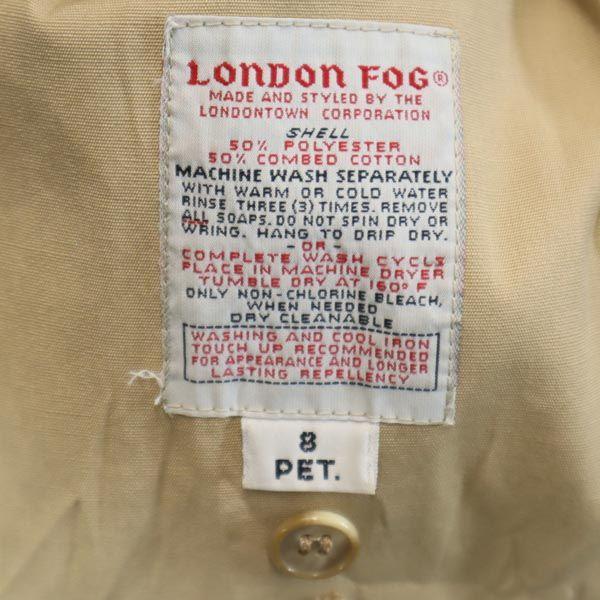 LONDON FOG Винтажный тренч 80-х годов производства США бежевый женский б/у