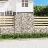 Gabion with High Arch 150 x 50 x 160 180 cm Galvanized Iron