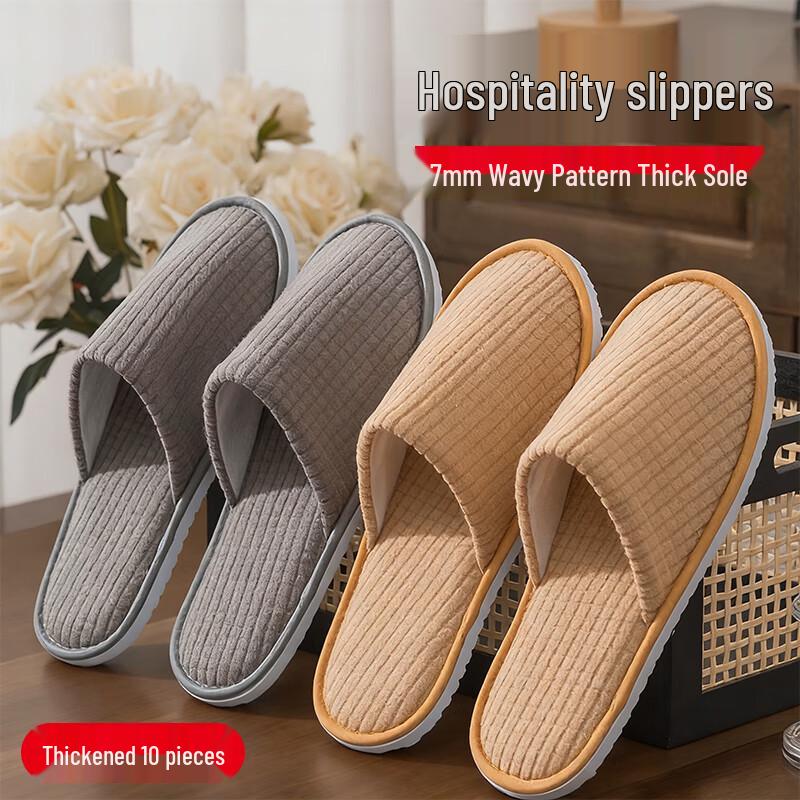 Liomirror Disposable Guest Slippers