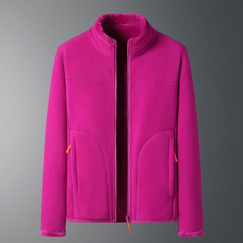 Кардиган на молнии, свитер, мужская зимняя флисовая одежда, женская одежда, куртка из кораллового флиса, зимняя одежда
