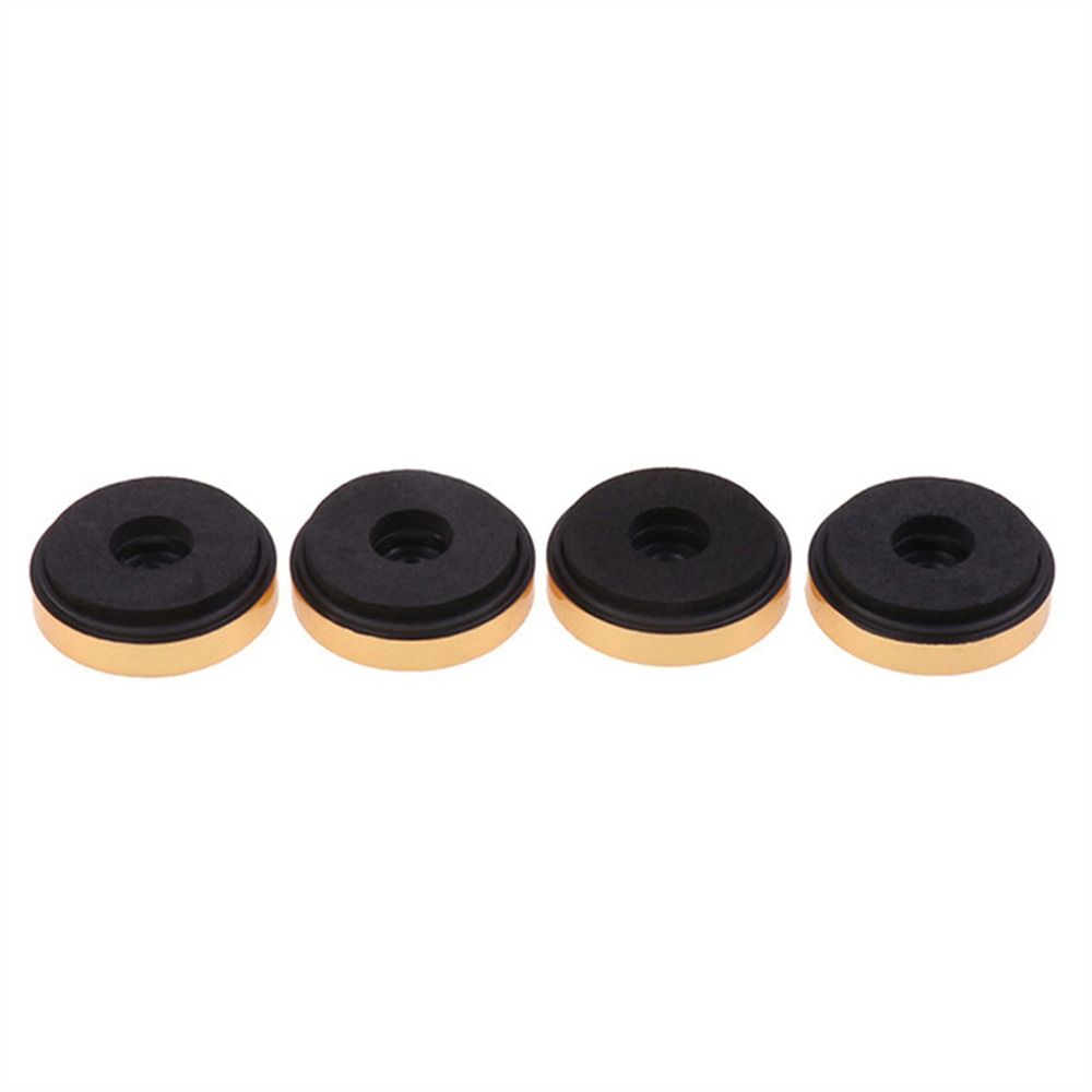 Gold Sliver Black Audio Stereo SoundBox Mats Speaker Spikes Amplifier Feet Pad Speaker Stand Feets Speaker Isolation Feet