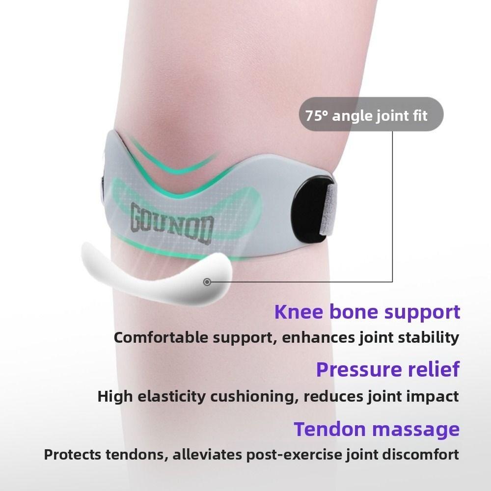 Knee Support Patella Tendon Knee Straps Silicone Knee Sports Support Band Home Office