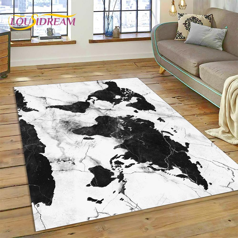 Ковер-дорожка Dream Colour Мраморный Синий Зеленый Золотой Роскошный для Дома Гостиной Спальни Дивана Придверный коврик Декор