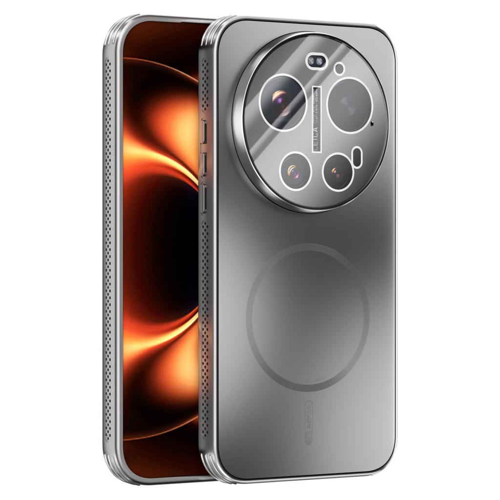 ABEEL Для Xiaomi 17 Ultra 5G Магнитный чехол ТПУ ПК Охлаждающий Матовый Задняя крышка телефона с пленкой для объектива