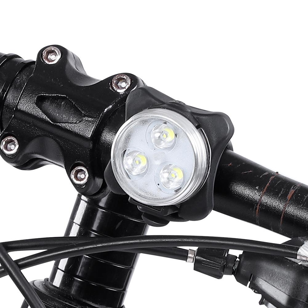 Outdoor Waterproof Plastic USB Bike Front Light Bicycle Head Lamp Mount