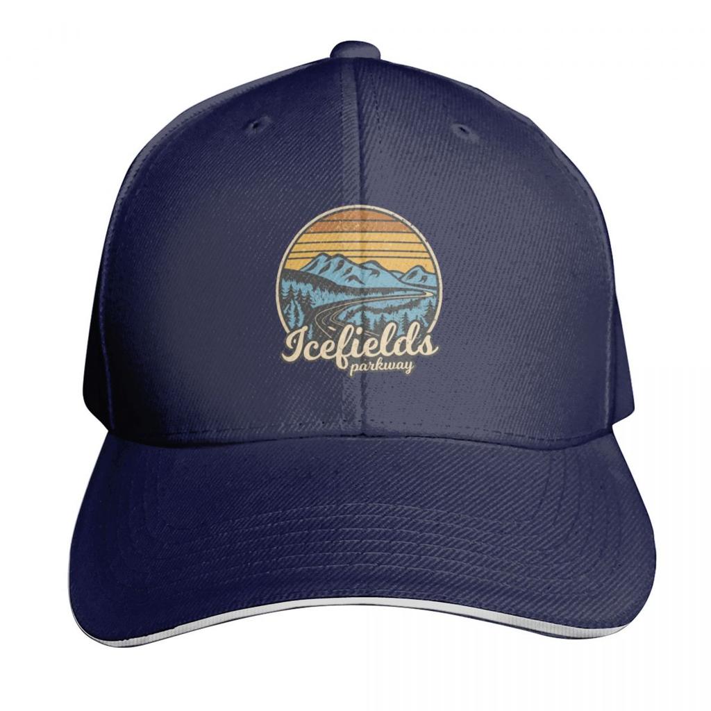 Icefields Parkway Alberta Canada Retro Baseball Cap custom caps Designer Hat Hat Unisex Winter hat Luxury Women Unisexs