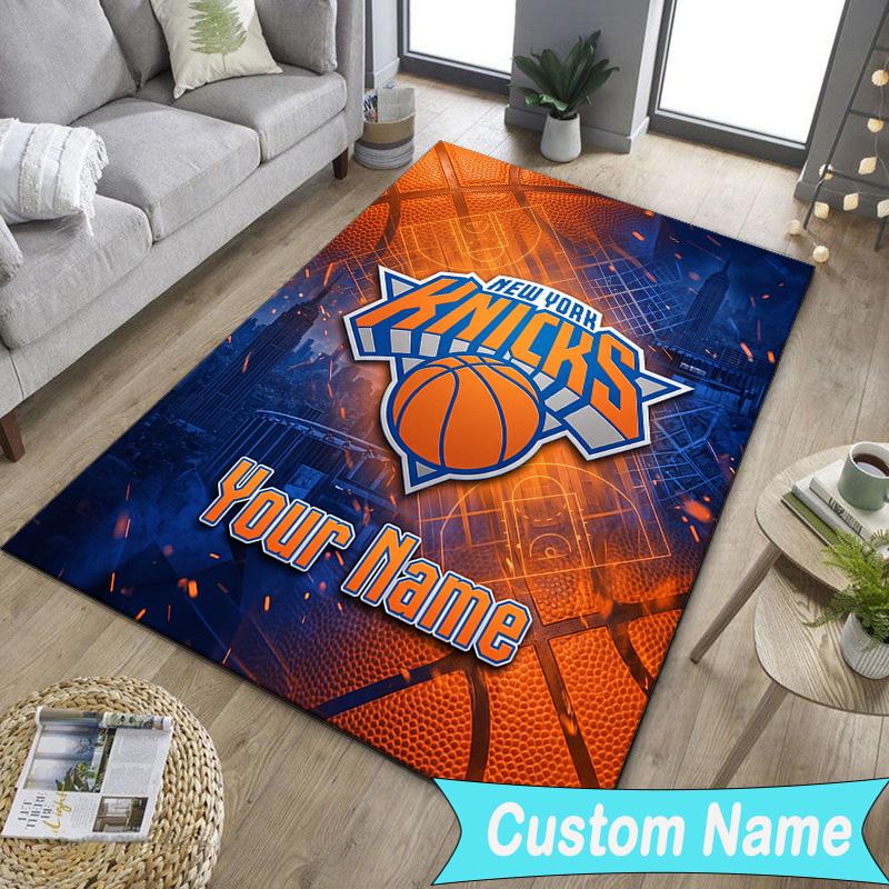 Custom NameKnicks Logo Carpet, Indoor Rug, Chair Rug, Living Rooms, Doormat Made From Polyester Home Decor Birthday Christmas Gifts