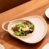 Soup And Side Dishes Set with Handles Divided Compartment Dish for Pasta Salad Fruit Breakfast Lunch Dinner Snacks