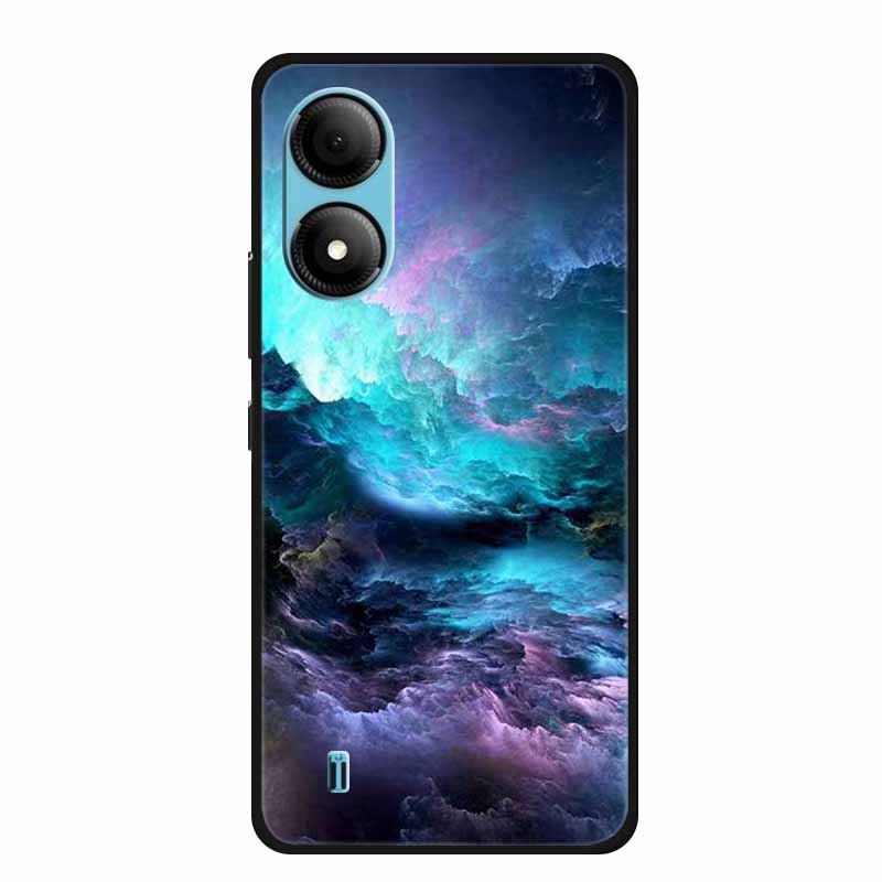Чехол для телефона ZTE Blade A33S Задняя крышка Чехол A 33 s A33 s Coque Ударопрочный Черный Силикон Мягкий Funda Для Blade A33S Чехол A 33s