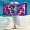 1PC Custom Name Monster Truck Adventure Beach Towel Highly Absorbent And Sand-Resistant Towel for Swimming, Pool, Yoga, And Travel Lightweight
