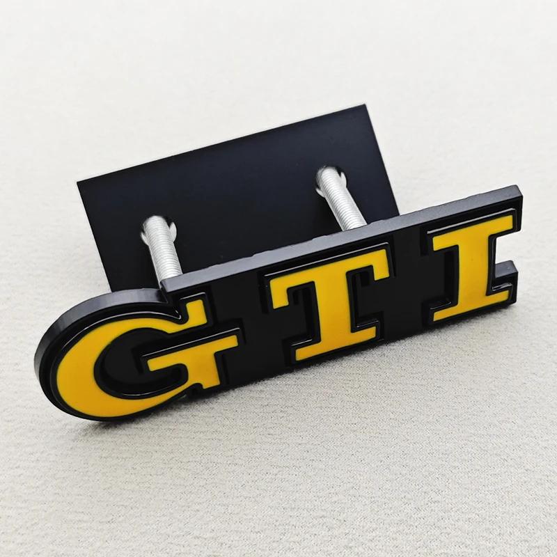 Golf 3 4 MK3 MK4 2026 Hot For VW VOLKSWAGEN 3D Metal Logo GTI Car Front Grille Badge Emblem For Volkswagen Polo Typ 9N3 6R AW Go