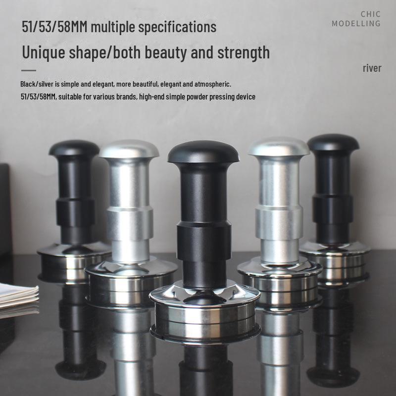 3.0 Тампер для эспрессо с двойной пружиной, свободной регулировкой, постоянным усилием, балансом - 51/53/58 мм