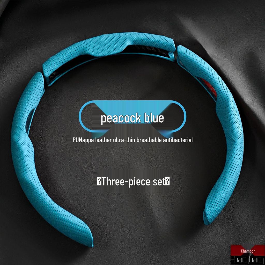 Дышащая оплетка на руль из кожи наппа, впитывающая пот, всесезонная, универсальная